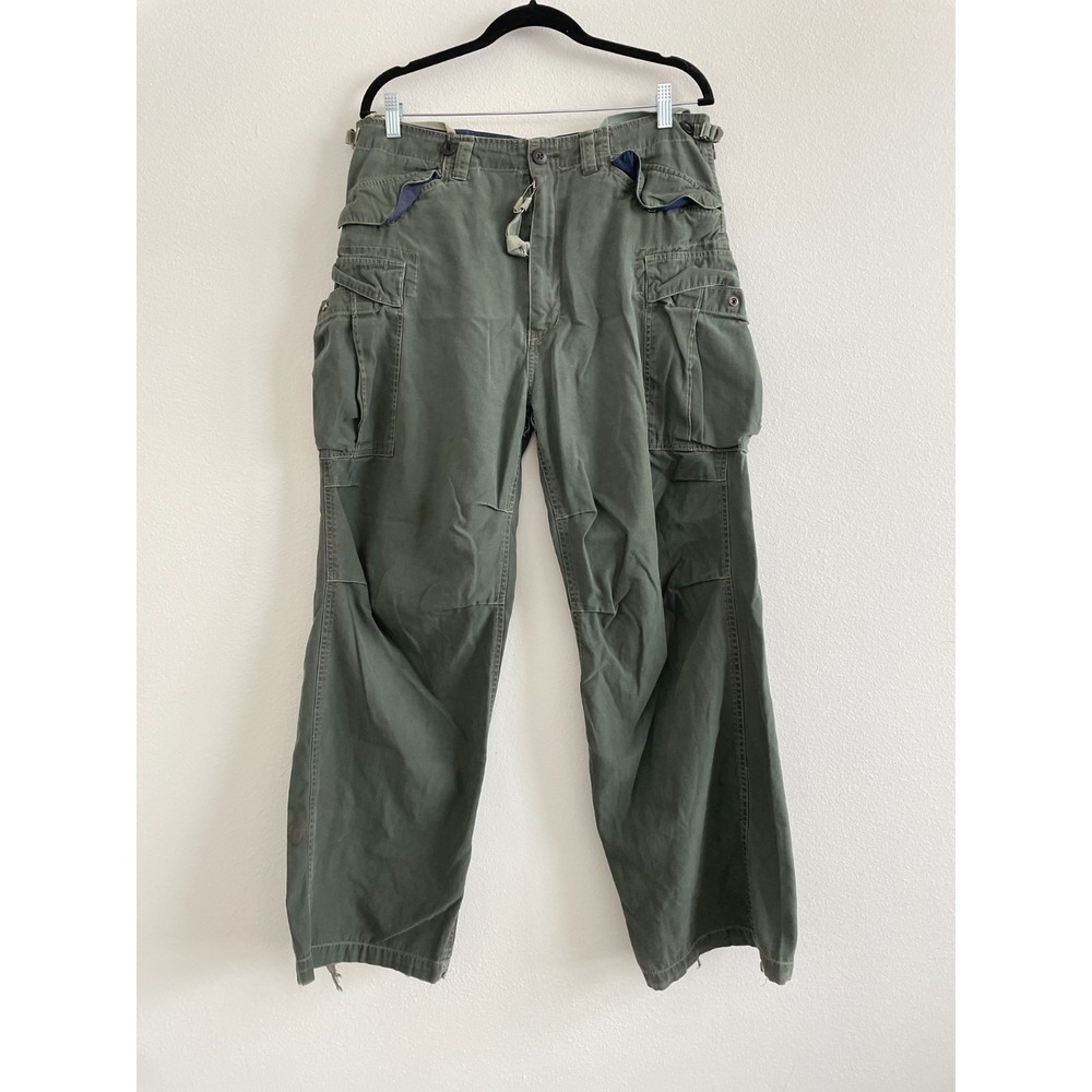 VTG Y2K No Boundaries Pants Size 34x32 Super Baggy Wide‎ Leg Cargo Grunge OG-107